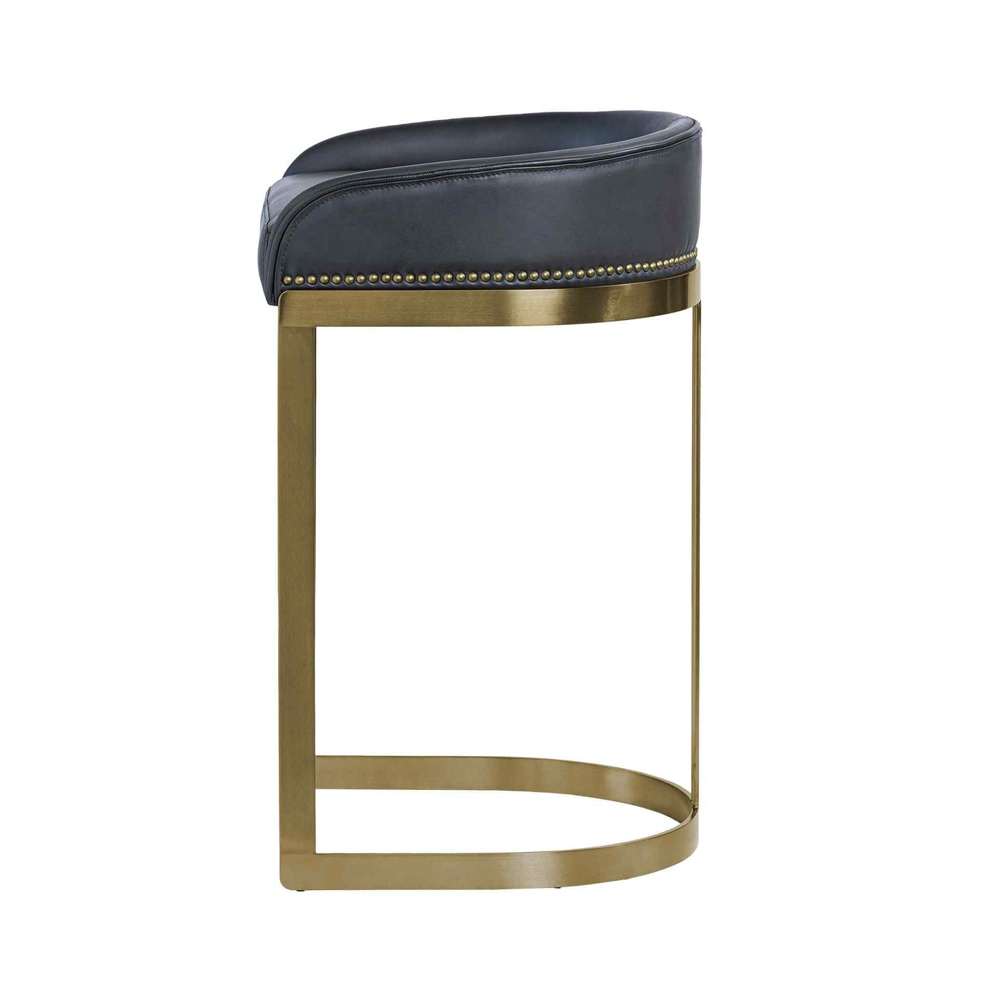 Mercana Hollyfield Leather Seat Barstool