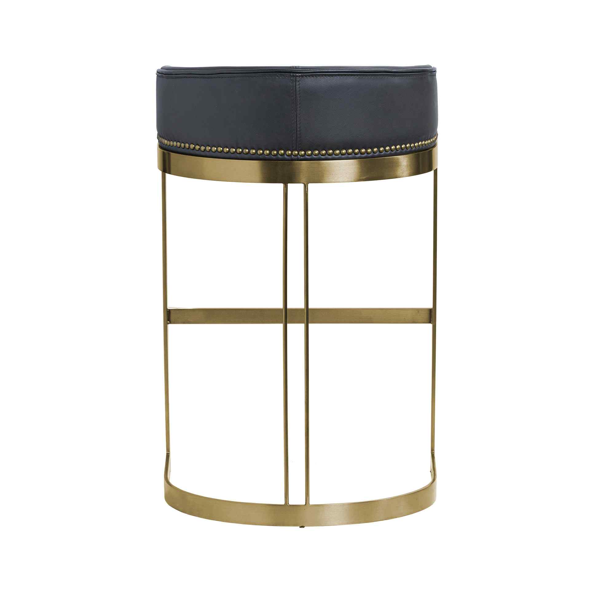 Mercana Hollyfield Leather Seat Barstool