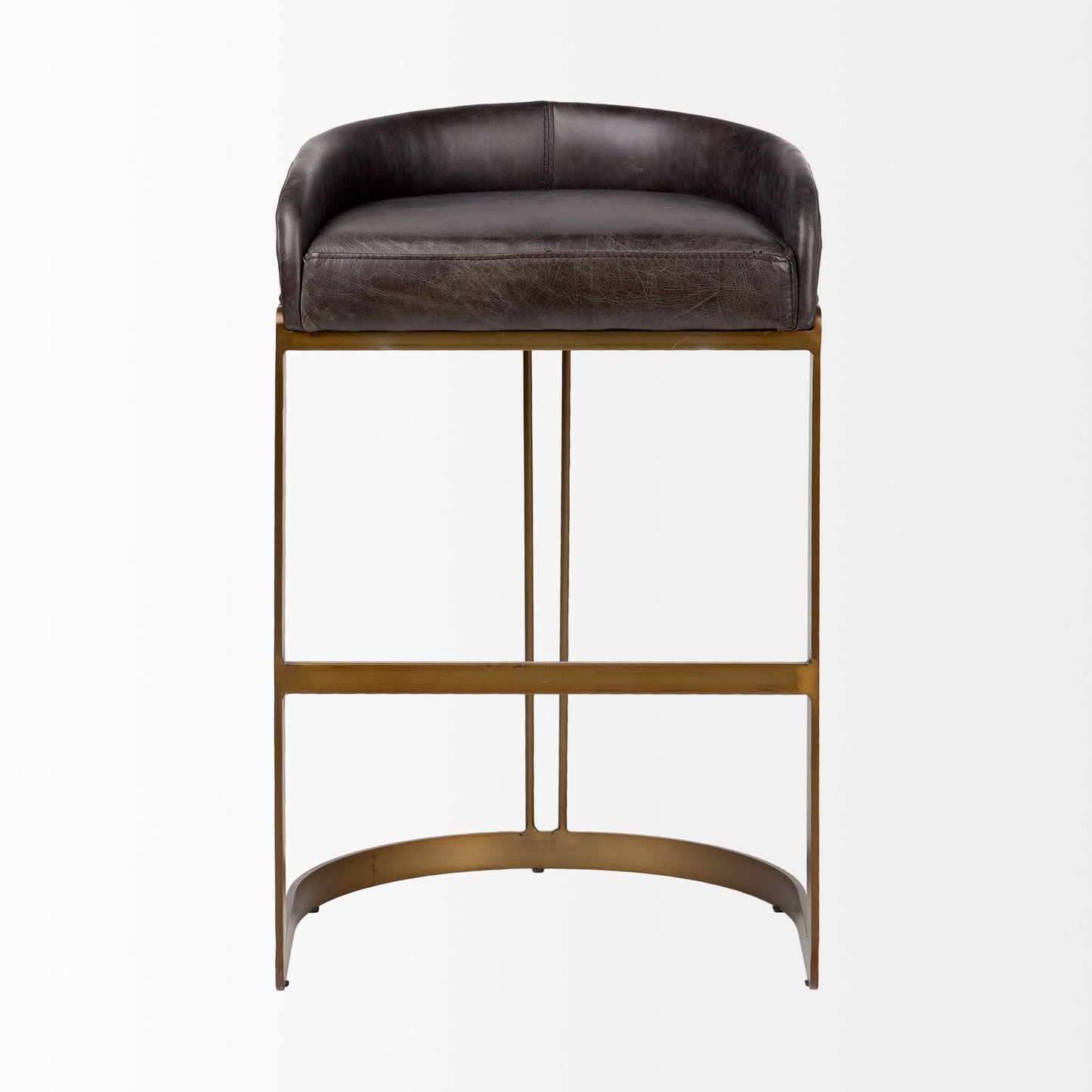 Mercana Hollyfield Leather Seat Barstool