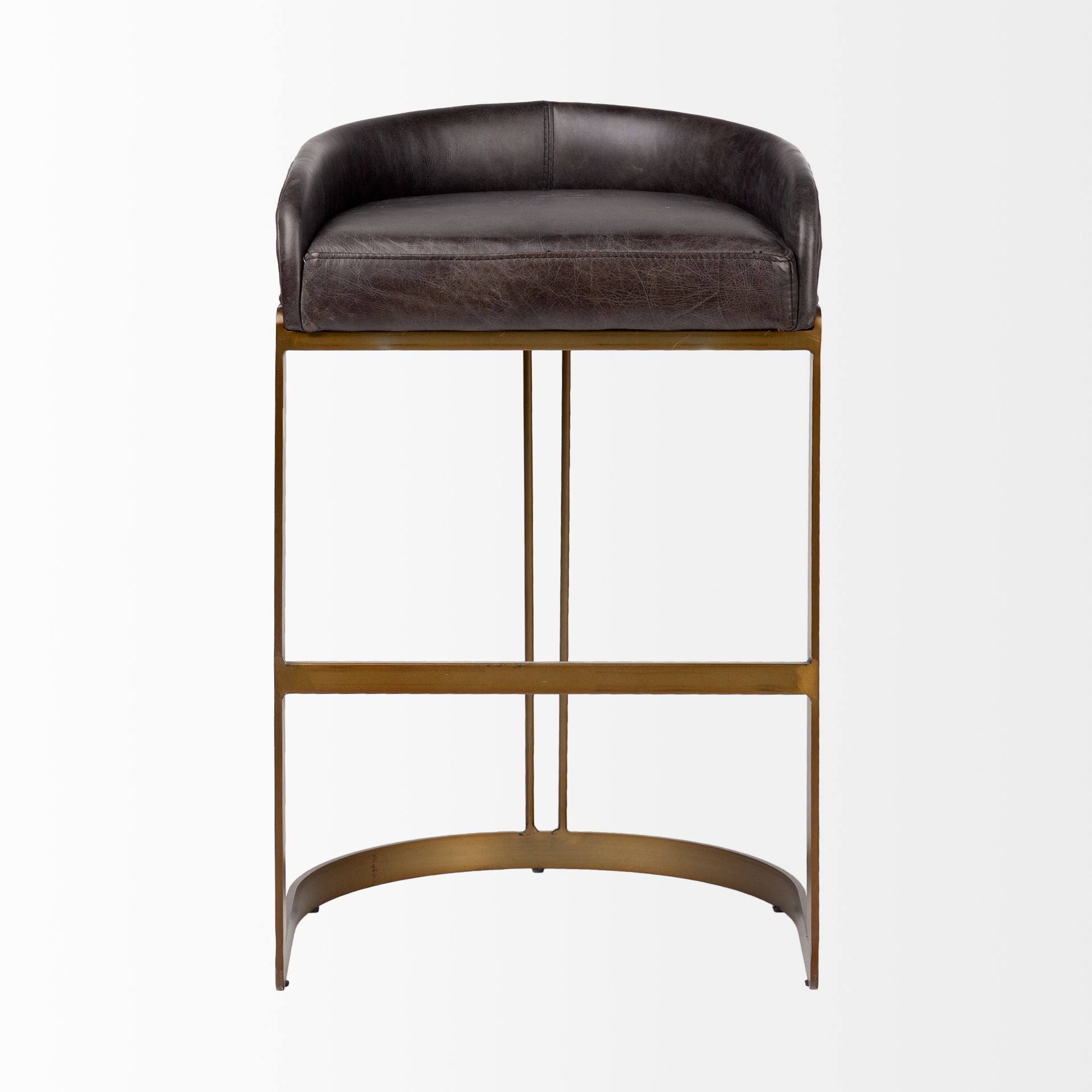 Mercana Hollyfield Leather Seat Barstool
