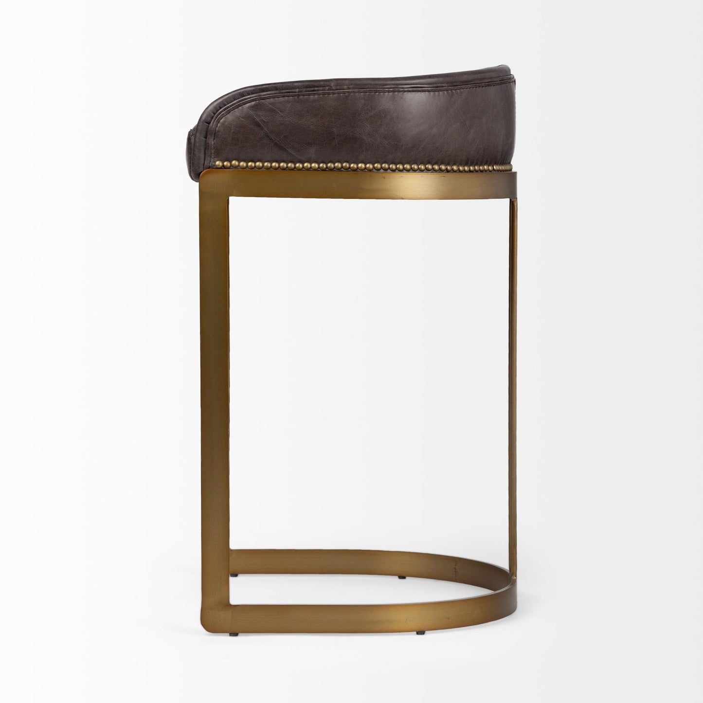 Mercana Hollyfield Leather Seat Barstool