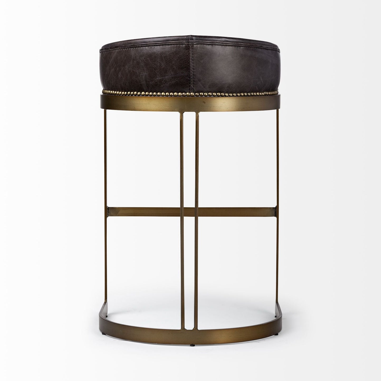 Mercana Hollyfield Leather Seat Barstool