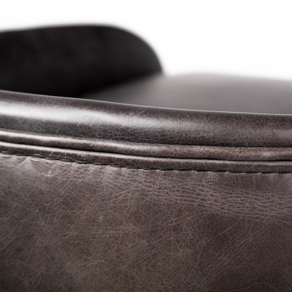 Mercana Hollyfield Leather Seat Barstool