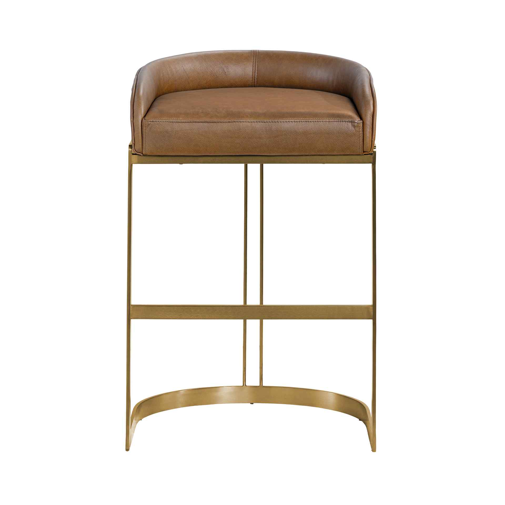 Mercana Hollyfield Leather Seat Barstool