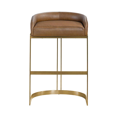 Mercana Hollyfield Leather Seat Barstool