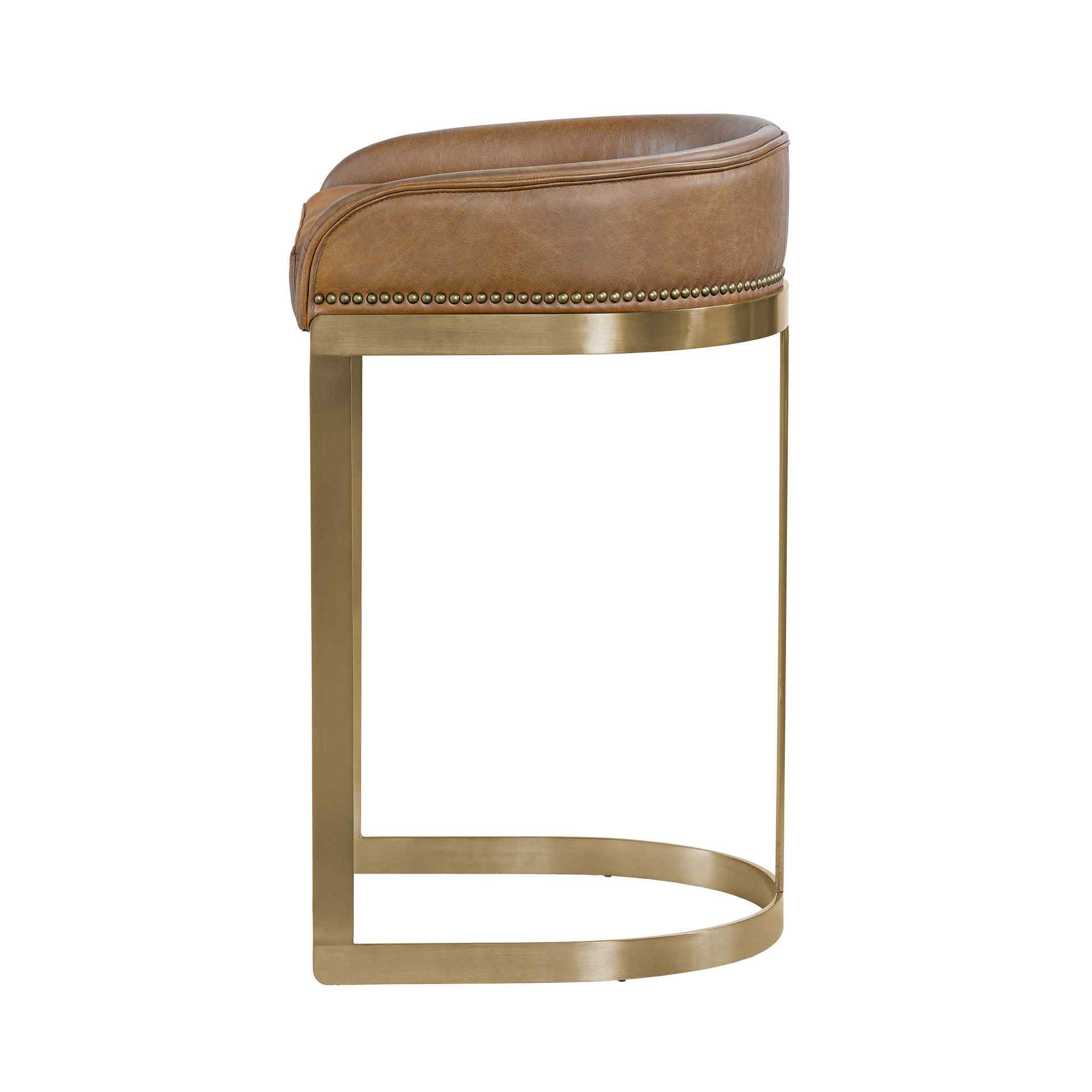 Mercana Hollyfield Leather Seat Barstool