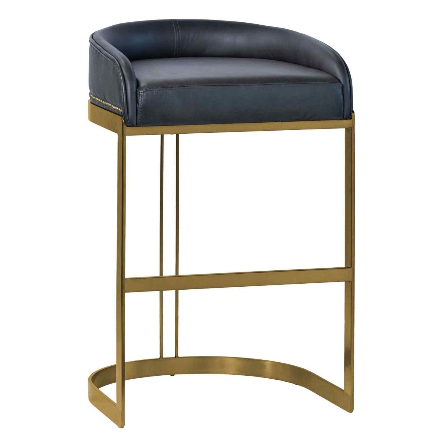 Mercana Hollyfield Leather Seat Barstool