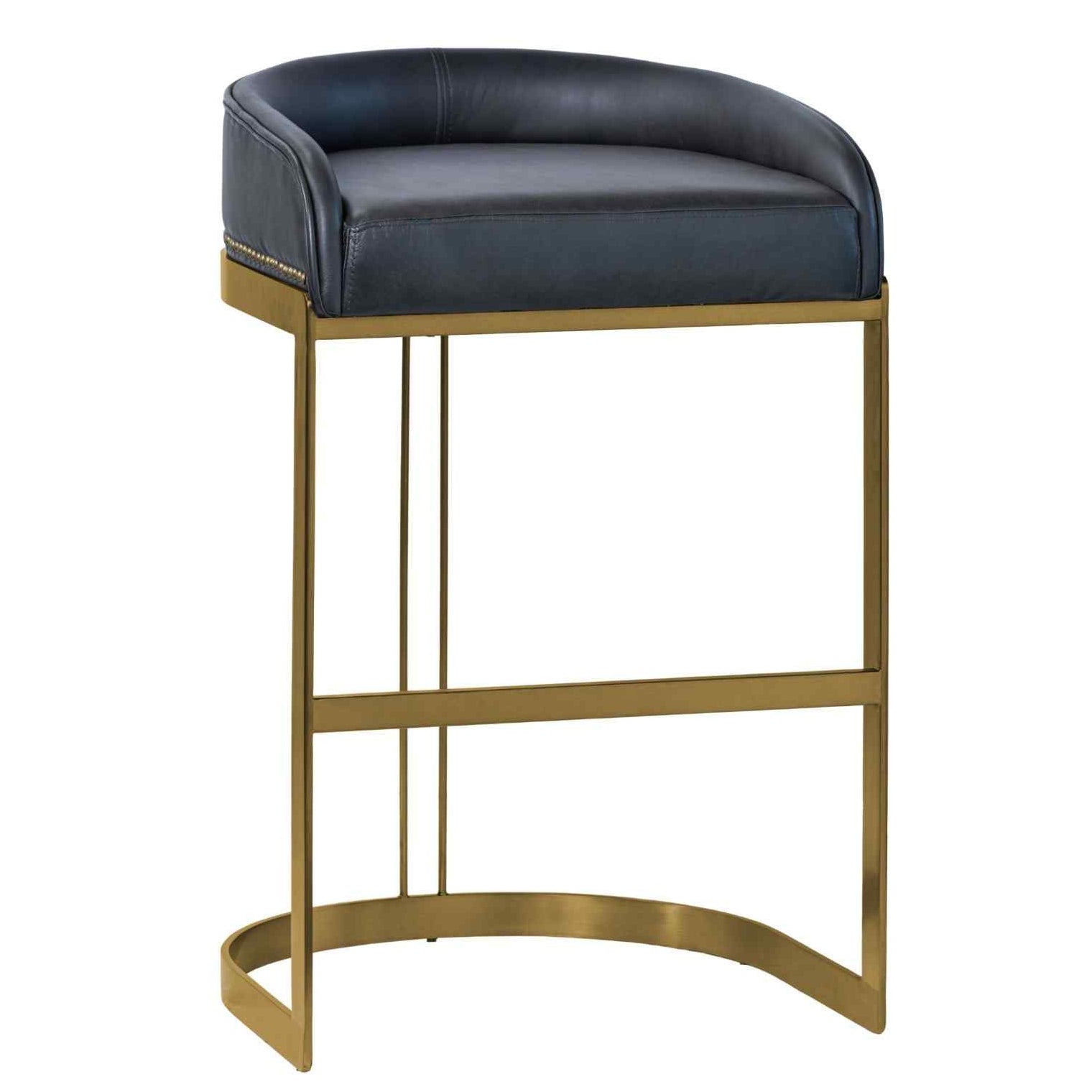Mercana Hollyfield Leather Seat Barstool