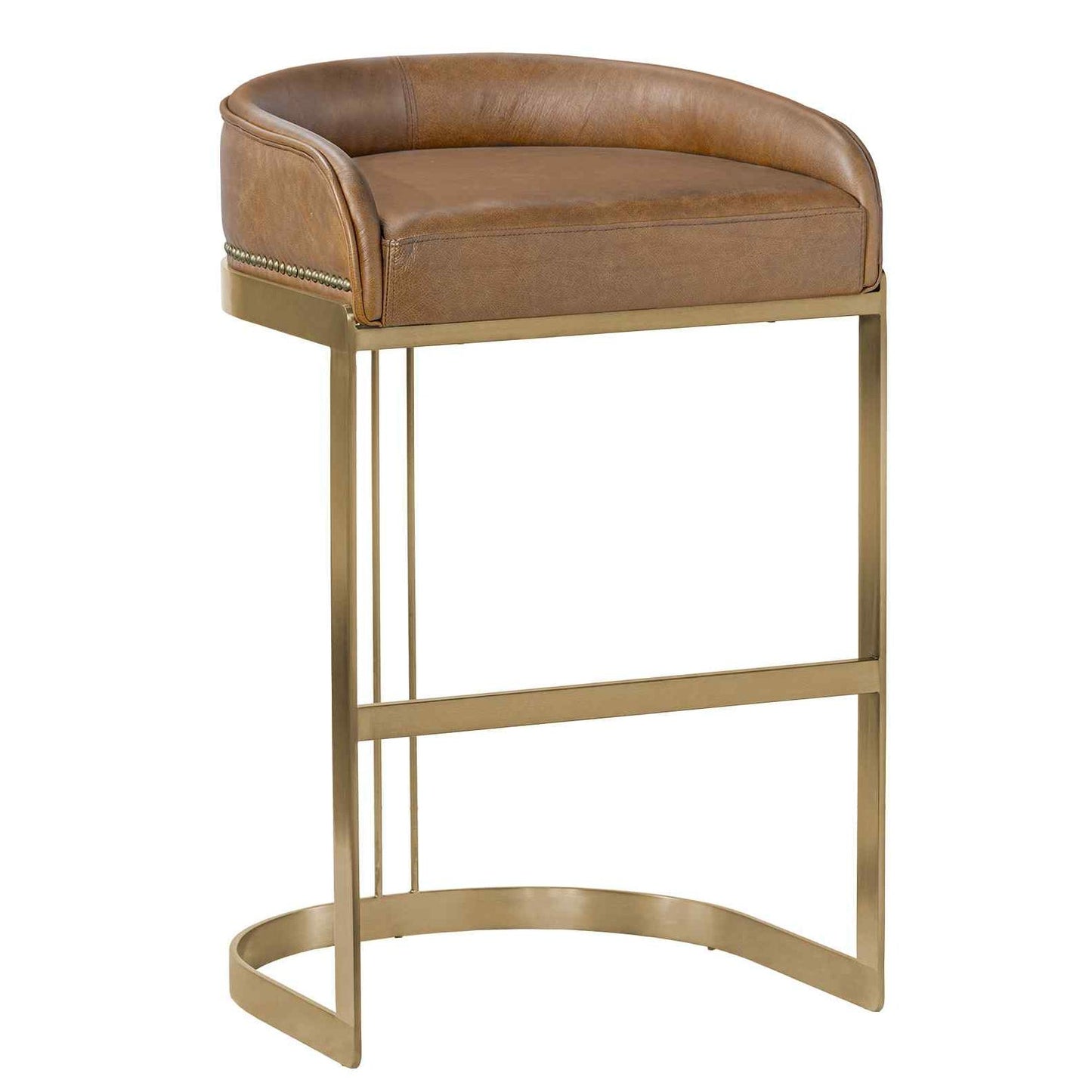Mercana Hollyfield Leather Seat Barstool
