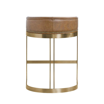 Mercana Hollyfield Leather Seat Counter Stool