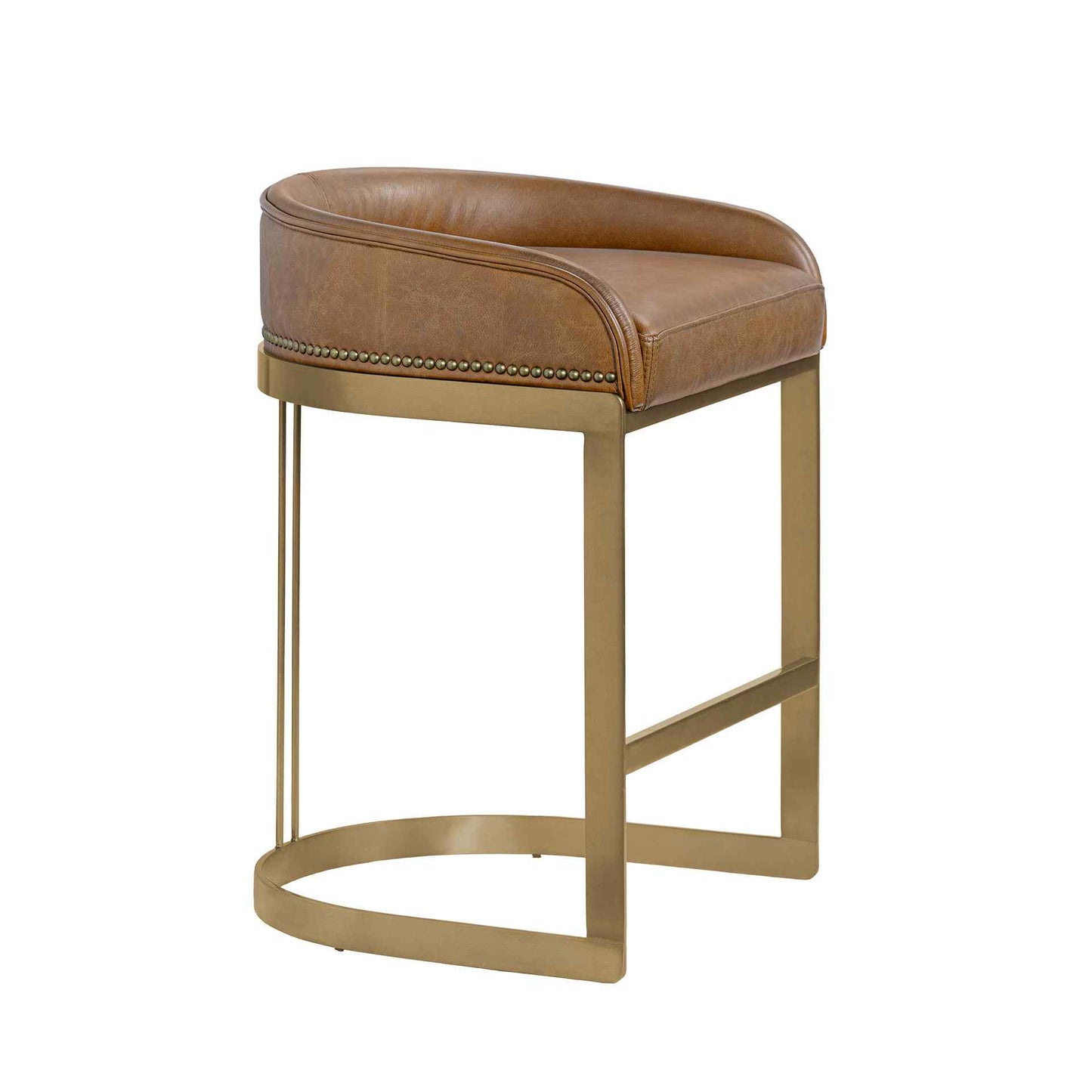 Mercana Hollyfield Leather Seat Counter Stool