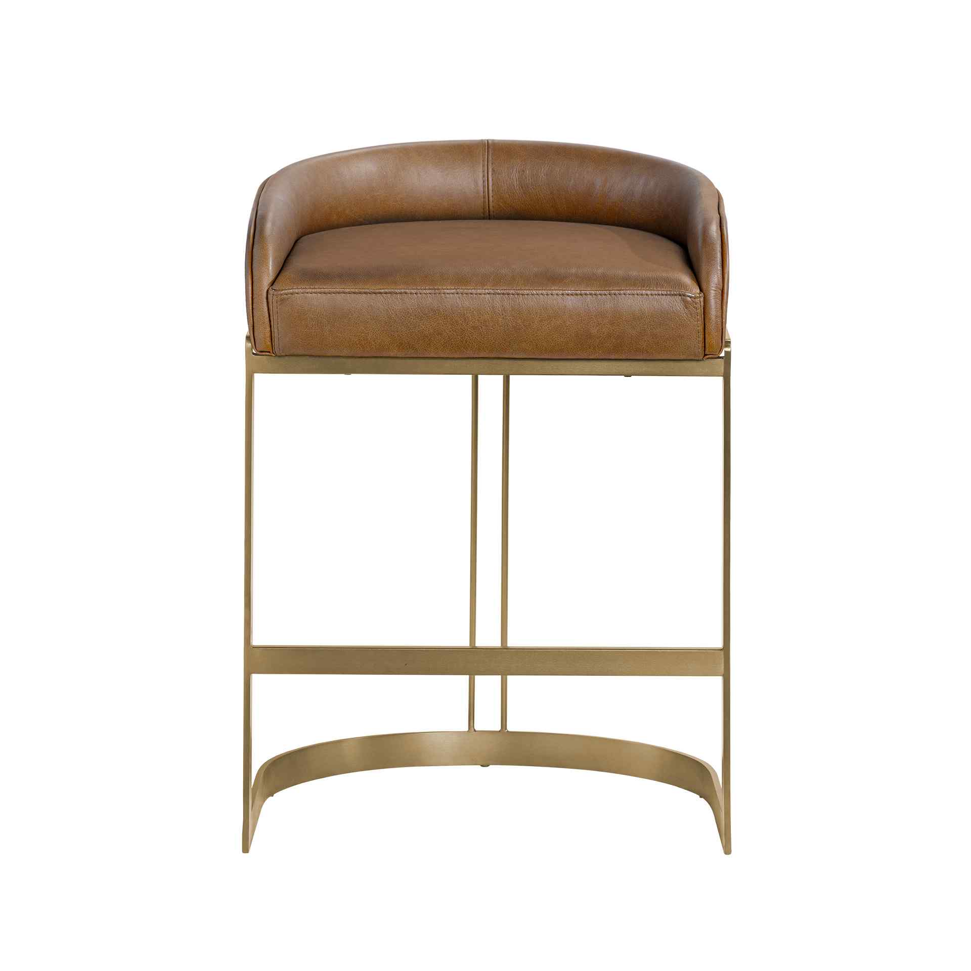 Mercana Hollyfield Leather Seat Counter Stool