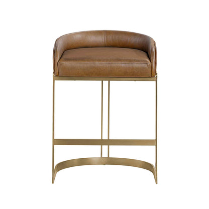 Mercana Hollyfield Leather Seat Counter Stool