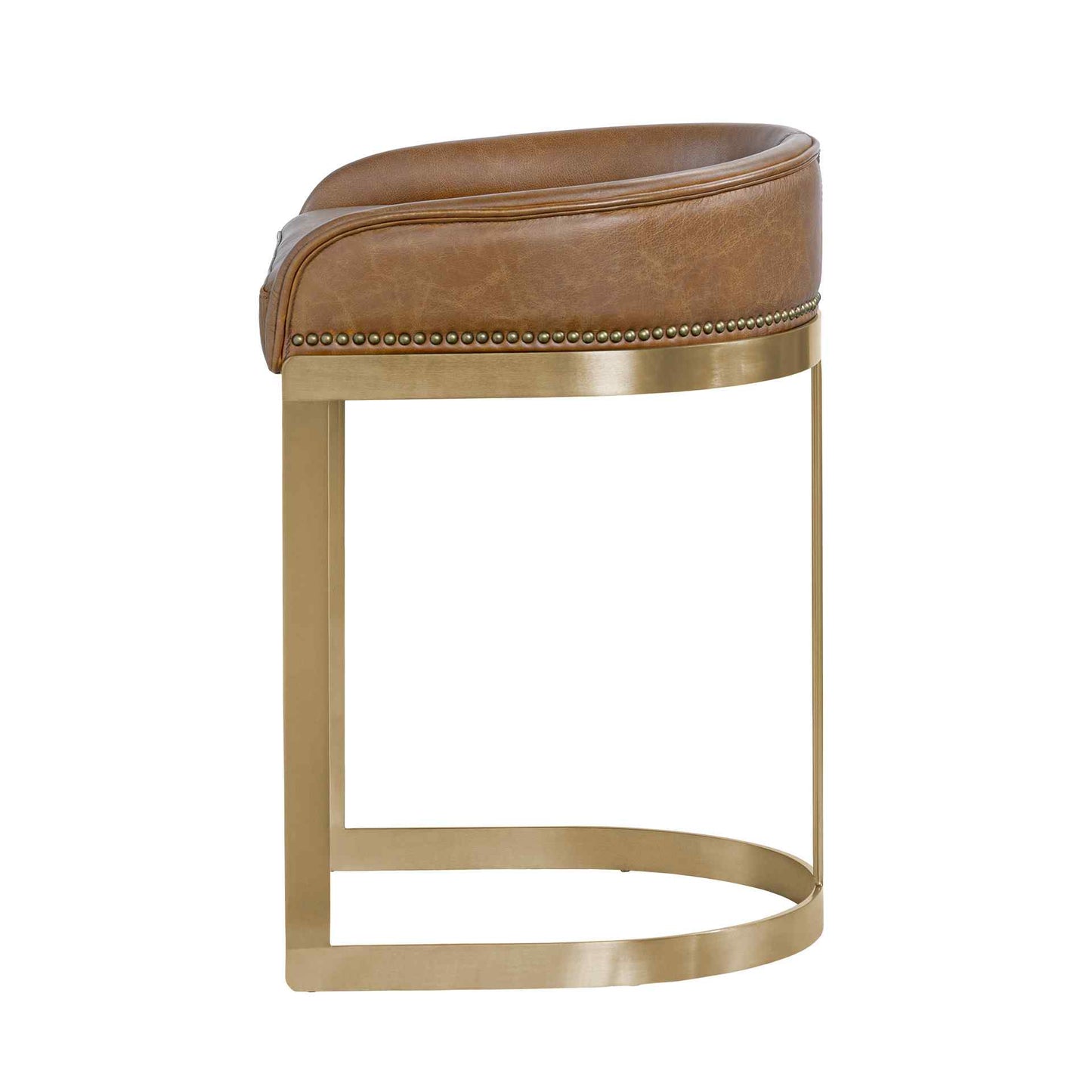 Mercana Hollyfield Leather Seat Counter Stool