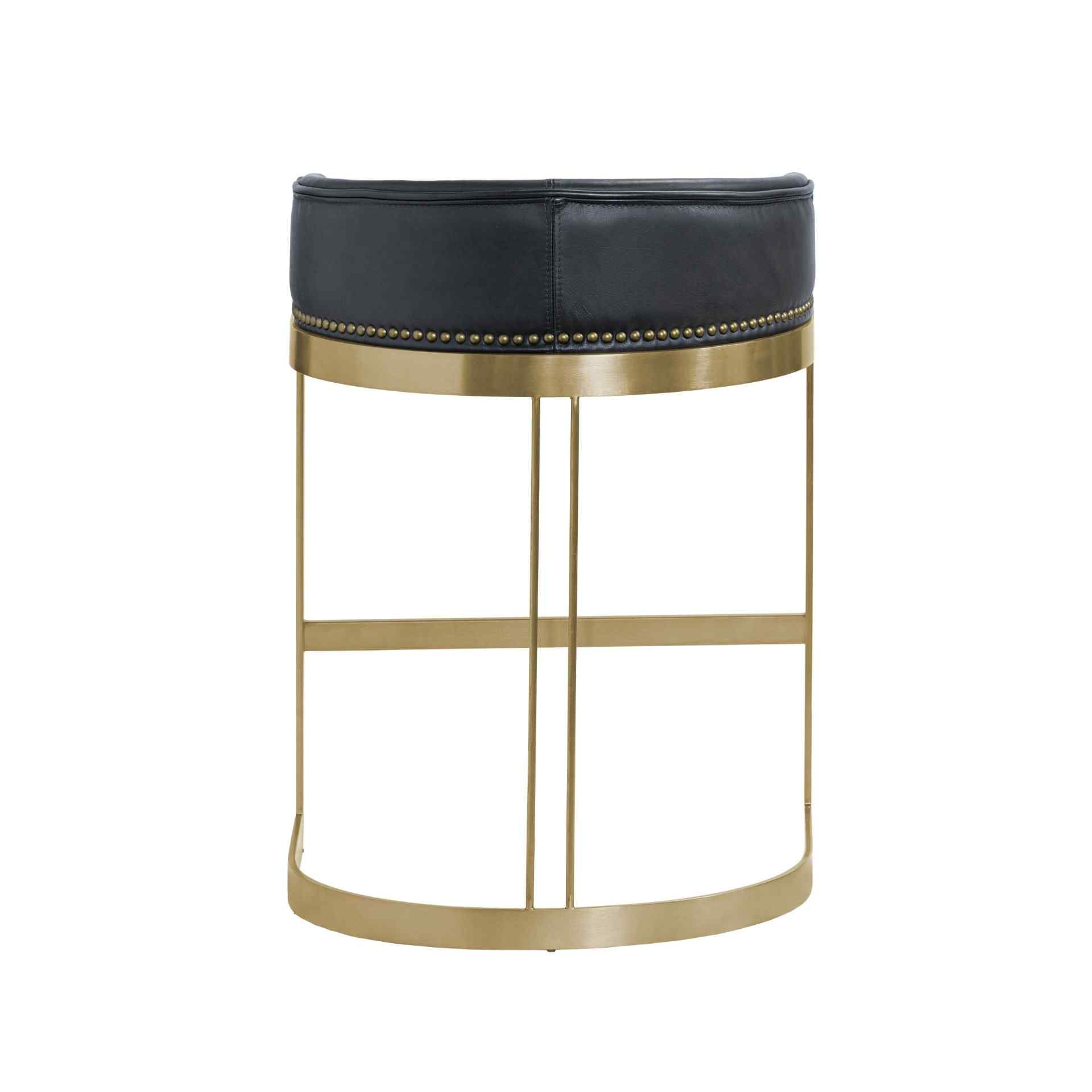 Mercana Hollyfield Leather Seat Counter Stool
