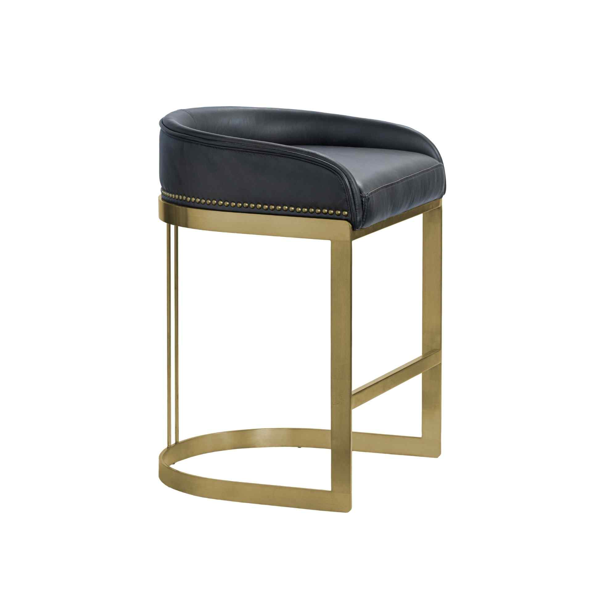 Mercana Hollyfield Leather Seat Counter Stool