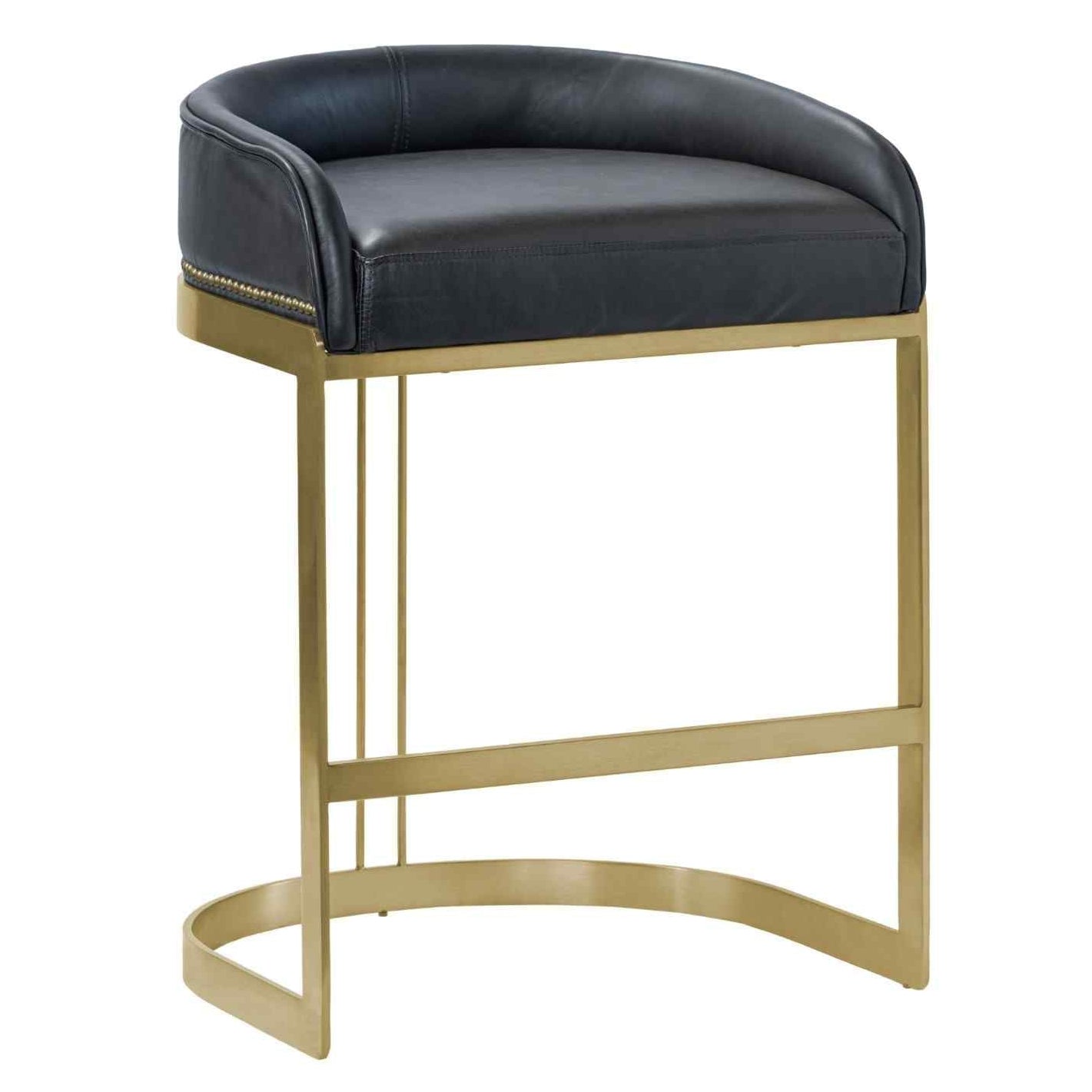 Mercana Hollyfield Leather Seat Counter Stool