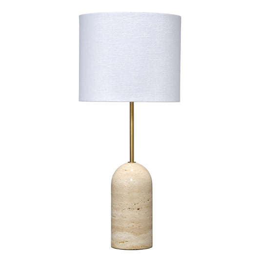 Holt Table Lamp in Travertine-Table Lamps-Jamie Young-Sideboards and Things