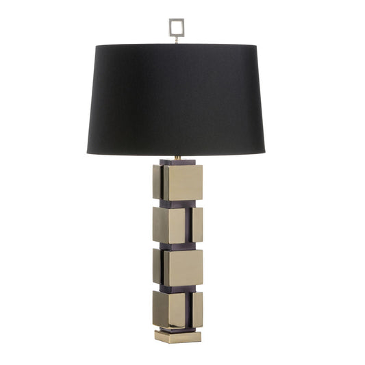 Wildwood Holton Two Toned Geometric Design Table Lamp