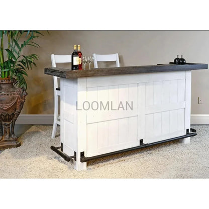 Home Bar Island Counter Dining-Home Bar Islands-Sunny D-LOOMLAN