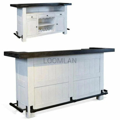 Home Bar Island Counter Dining-Home Bar Islands-Sunny D-LOOMLAN