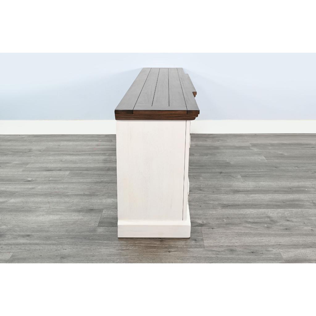 Sunny D Homestead Media Console with Electric Fireplace