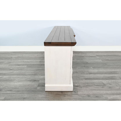 Sunny D Homestead Media Console with Electric Fireplace