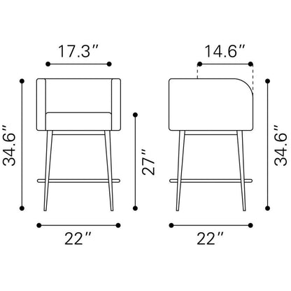 Horbat Counter Stool (Set of 2)