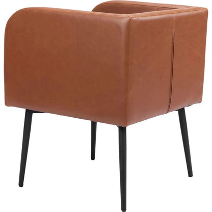 Horbat Leather Dining Chair - LOOMLAN - Zuo Modern - Dining Chairs