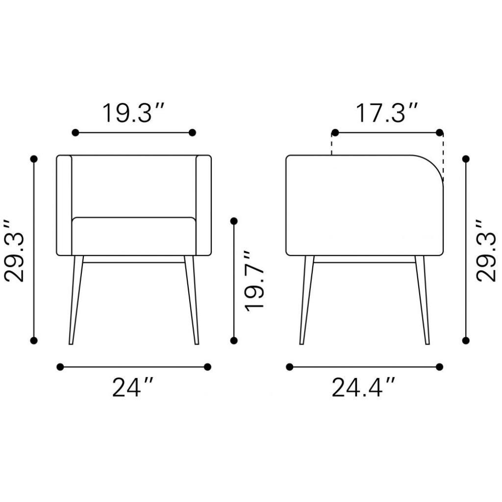 Horbat Leather Dining Chair
