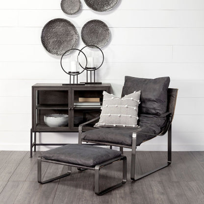 Mercana Hornet Leather Unibody Seat Accent Chair