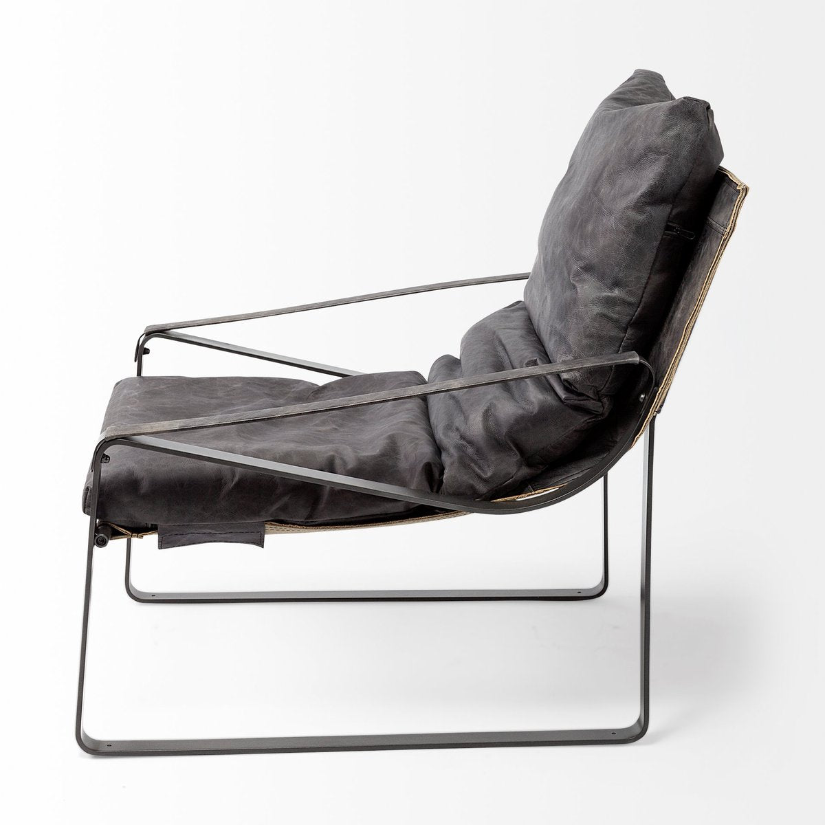 Mercana Hornet Leather Unibody Seat Accent Chair