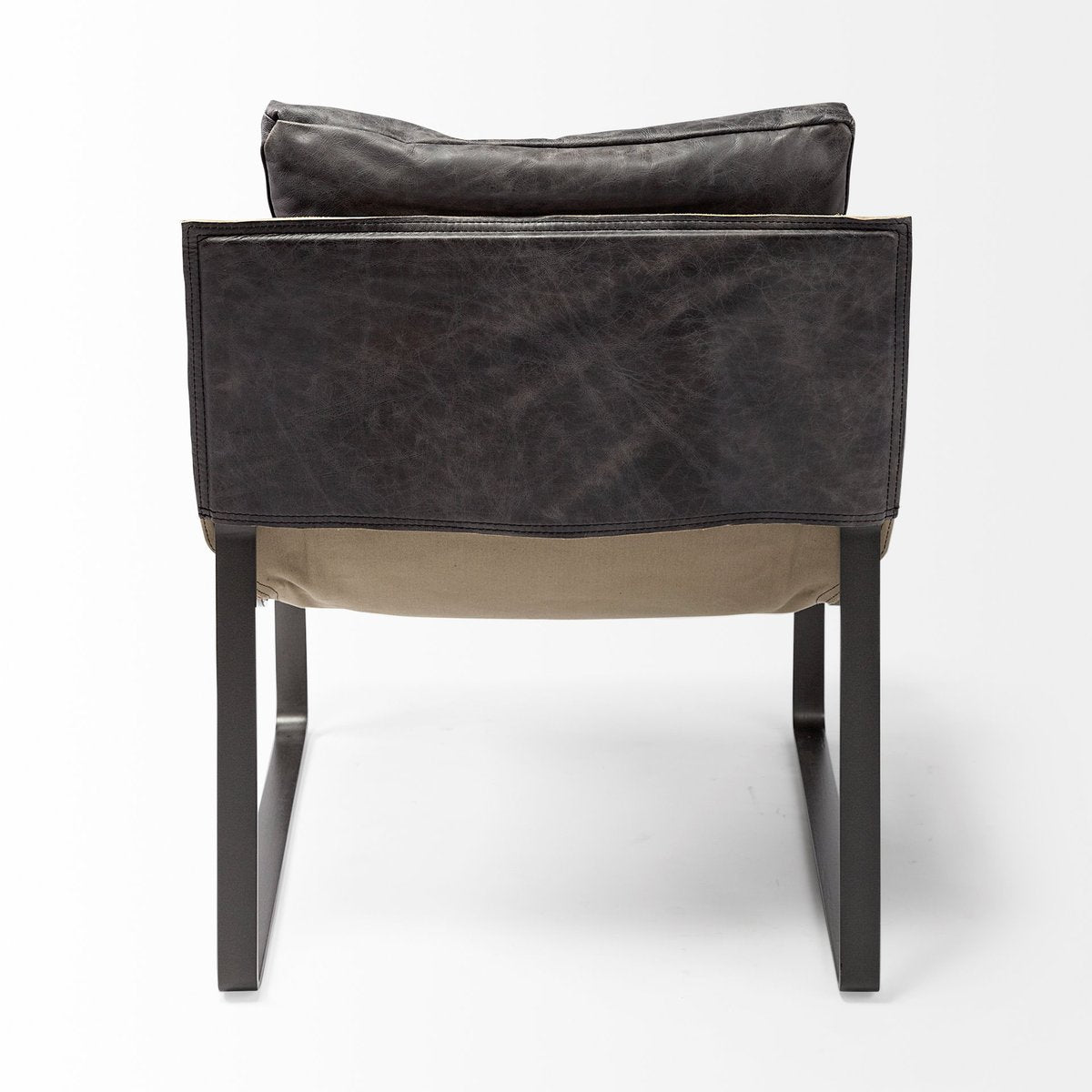 Mercana Hornet Leather Unibody Seat Accent Chair