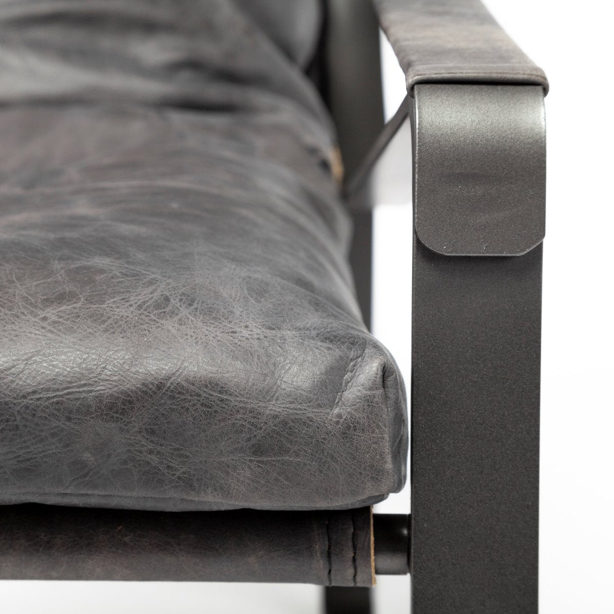 Mercana Hornet Leather Unibody Seat Accent Chair