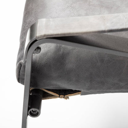 Mercana Hornet Leather Unibody Seat Accent Chair
