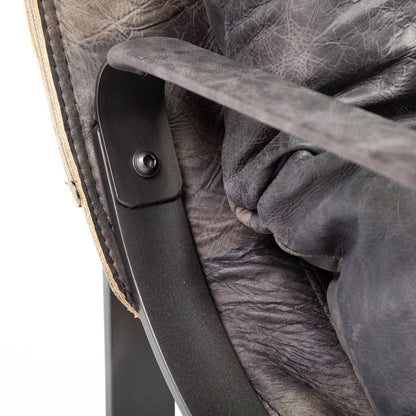 Mercana Hornet Leather Unibody Seat Accent Chair