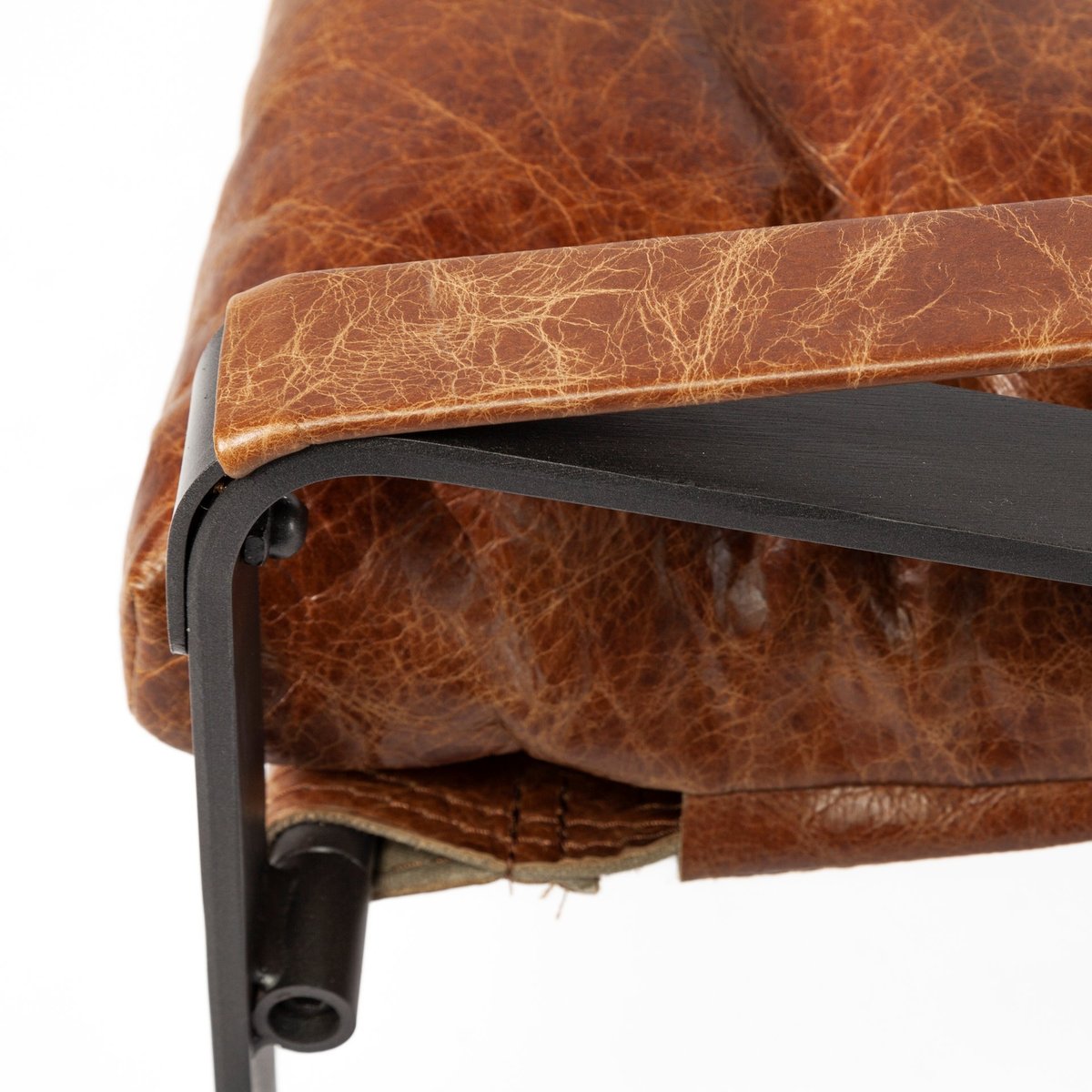 Mercana Hornet Leather Unibody Seat Accent Chair