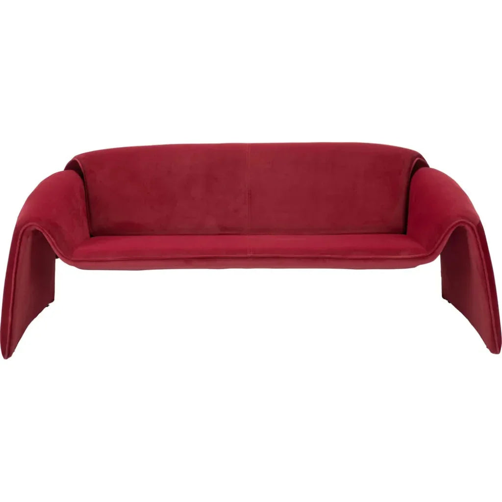 Horten Sofa Red - LOOMLAN - Zuo Modern - Sofas & Loveseats