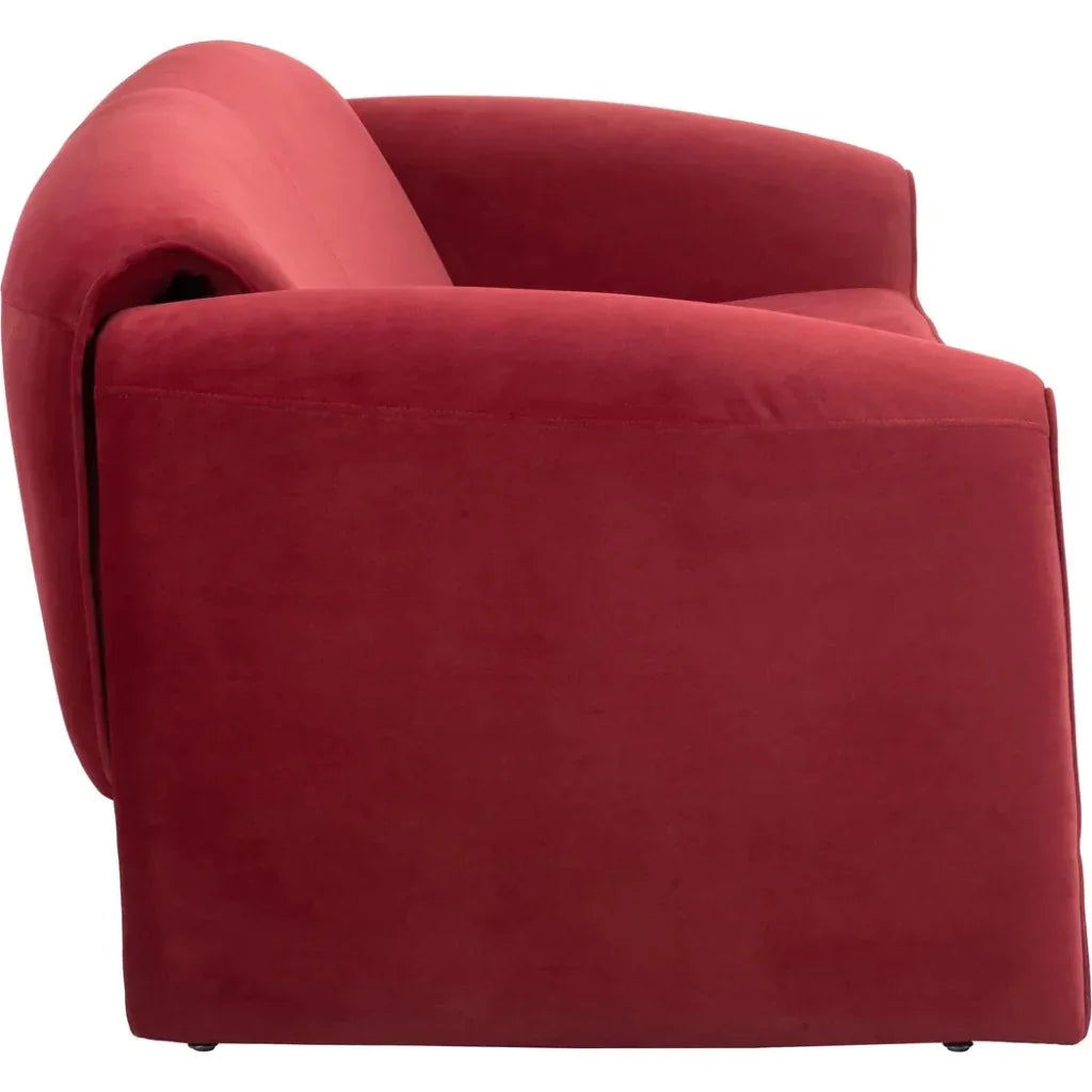 Horten Sofa Red - LOOMLAN - Zuo Modern - Sofas & Loveseats