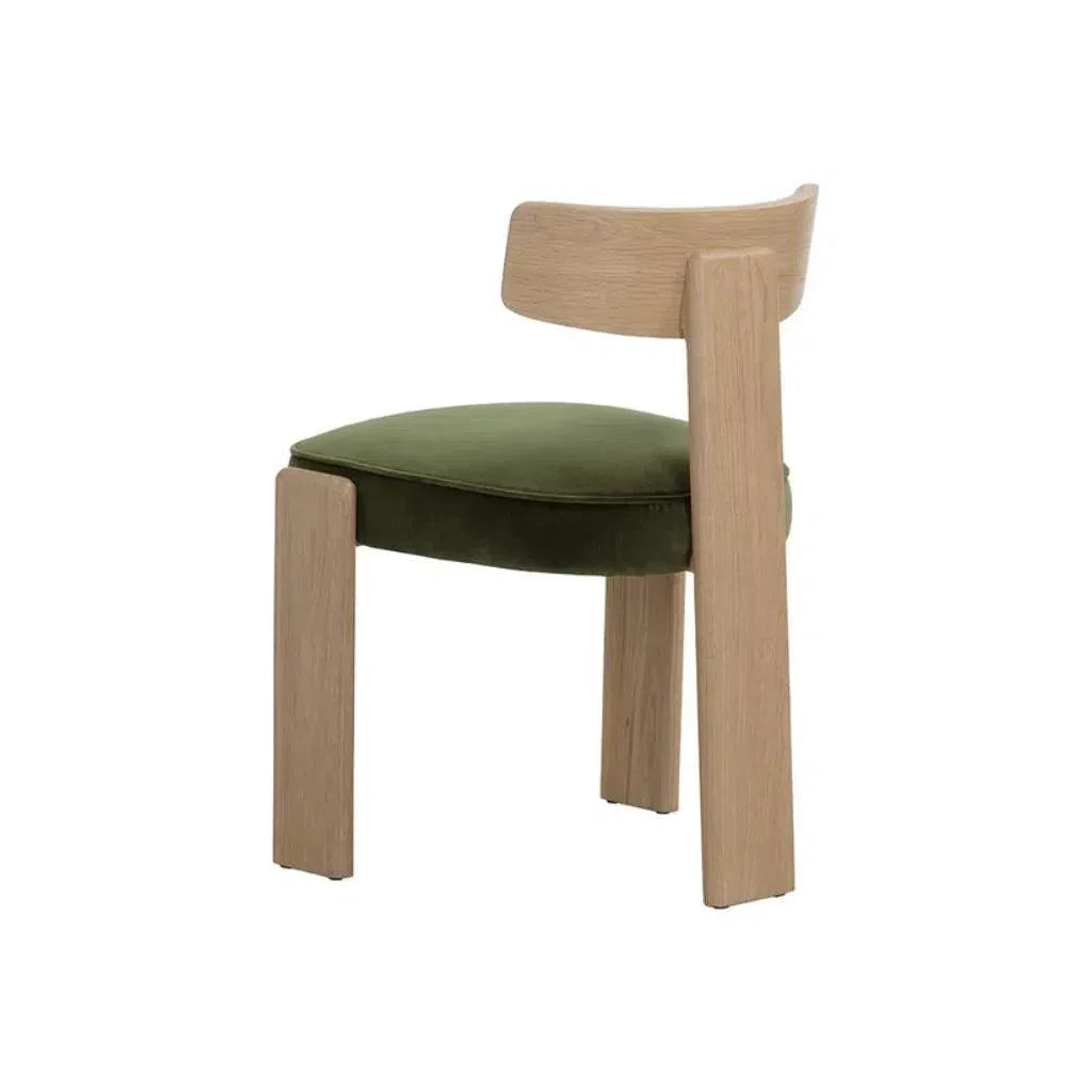 SUNPAN Horton Leather Armless Dining Chair 2PC
