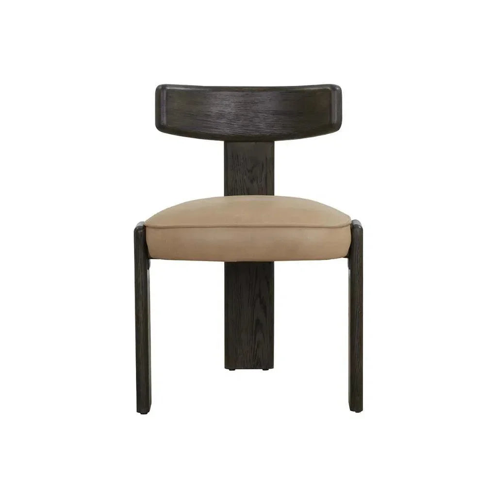 SUNPAN Horton Leather Armless Dining Chair 2PC