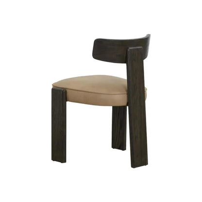 SUNPAN Horton Leather Armless Dining Chair 2PC