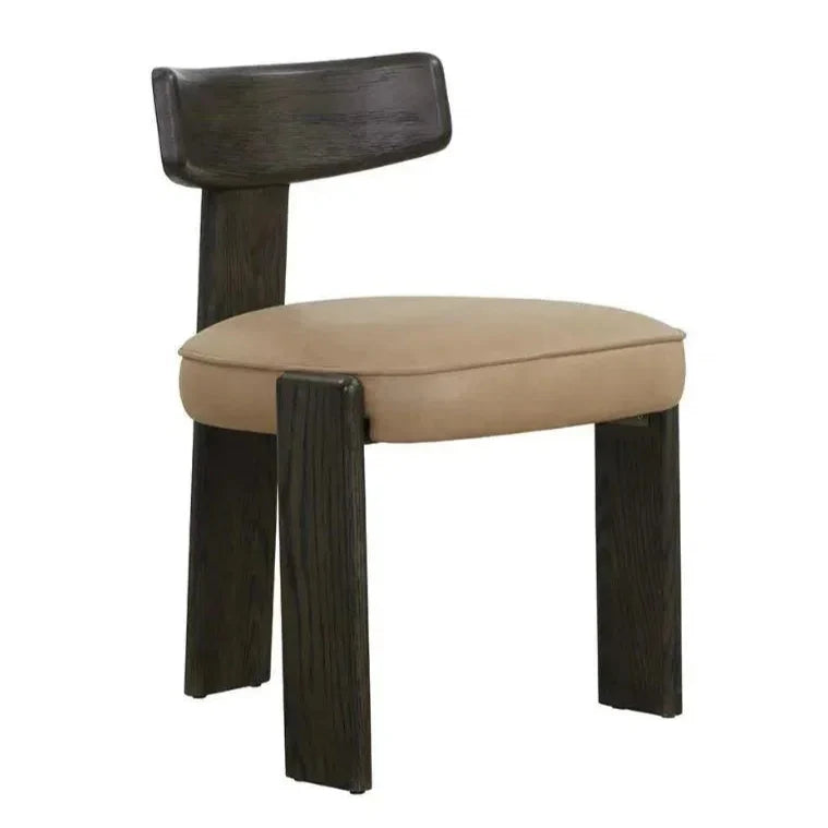 SUNPAN Horton Leather Armless Dining Chair 2PC