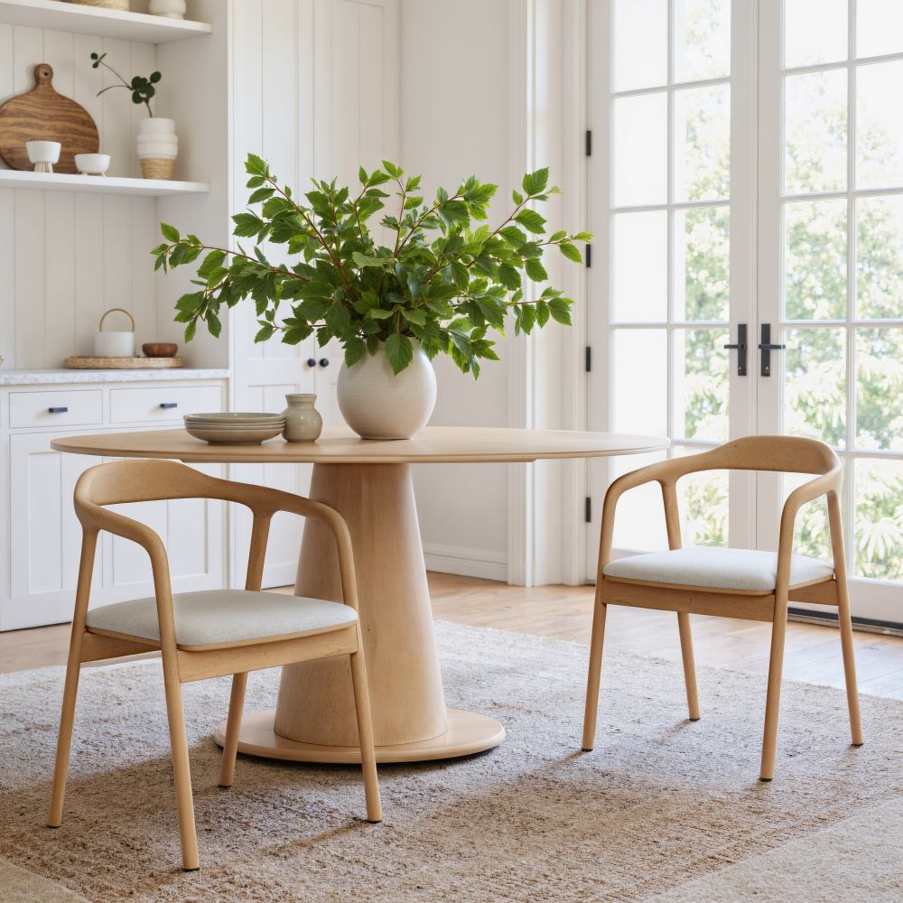 Zuo Modern Hosoi Beige Fabric Dining Chair