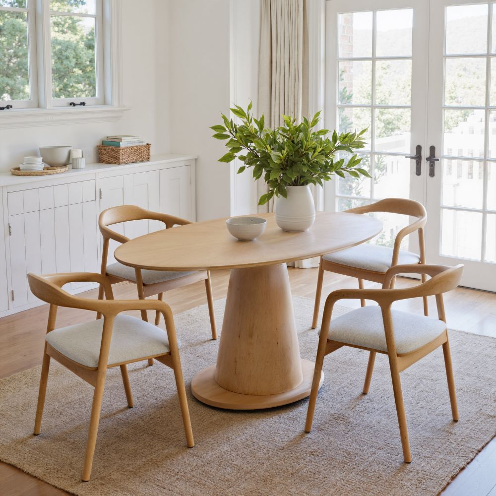 Zuo Modern Hosoi Beige Fabric Dining Chair