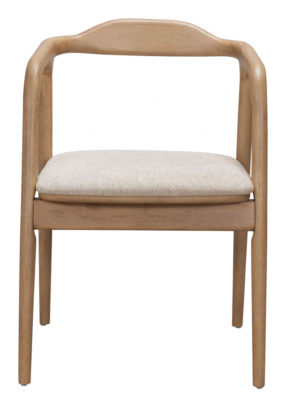 Zuo Modern Hosoi Beige Fabric Dining Chair