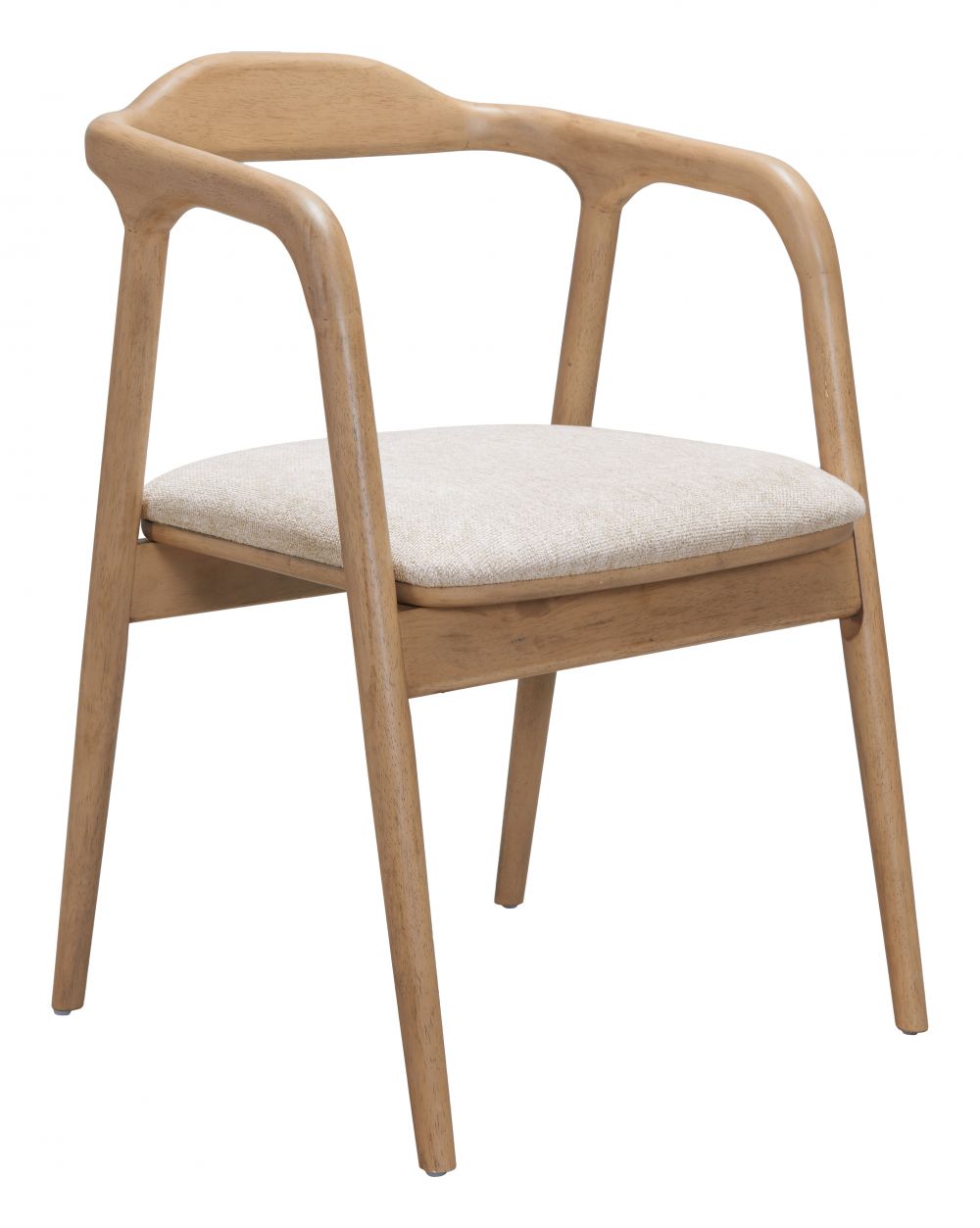 Zuo Modern Hosoi Beige Fabric Dining Chair