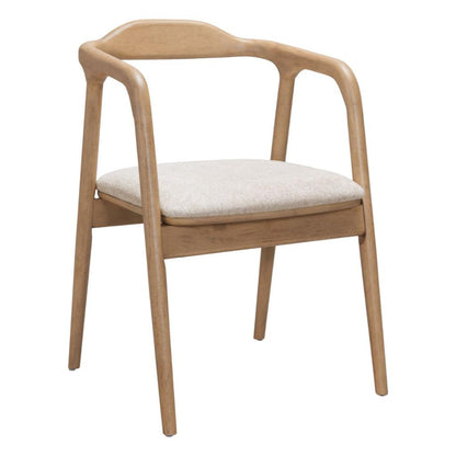 Zuo Modern Hosoi Beige Fabric Dining Chair