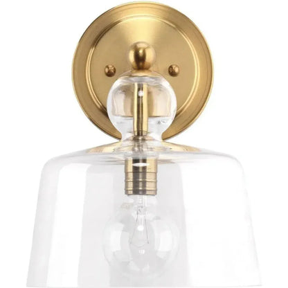 LOOMLAN Hudson Clear Glass Wall Sconce