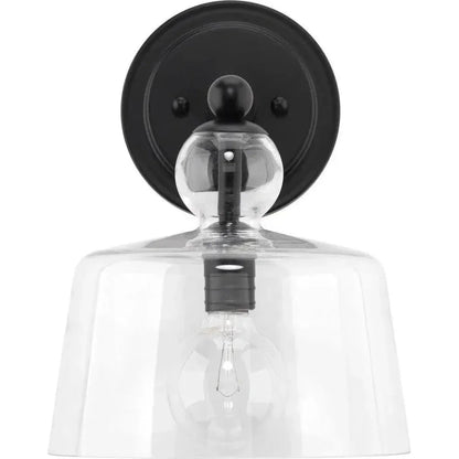 LOOMLAN Hudson Clear Glass Wall Sconce